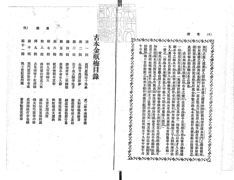 879 古本金瓶梅一百回 民國十五年上海卿雲圖書公司排印本 879 古本金瓶梅一百回 民國十五年上海卿雲圖書公司排印本