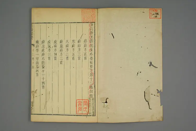 外台秘要卷十二