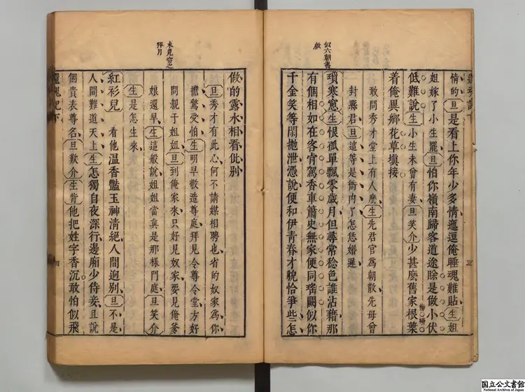 玉茗堂伝奇 著者湯顕祖(明)明刊本0165 玉茗堂伝奇 著者湯顕祖(明)明刊本0165