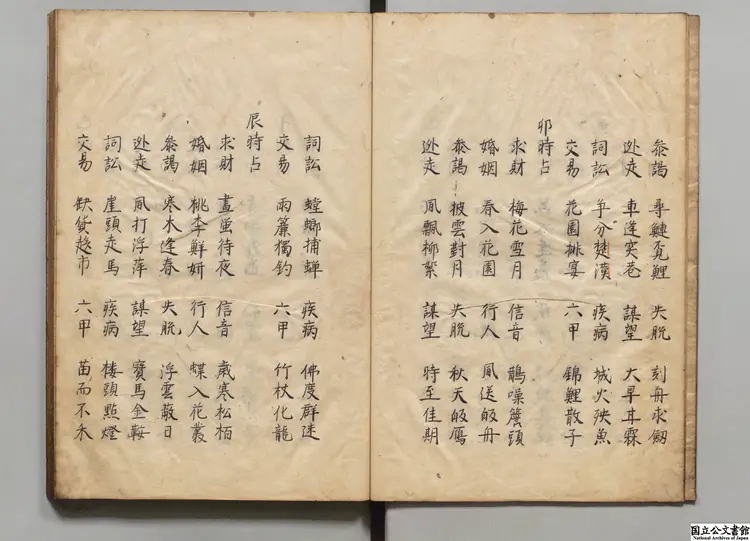 黄石公望空四字数 校訂者周履靖(明)江戸初写本 黄石公望空四字数 校訂者周履靖(明)江戸初写本