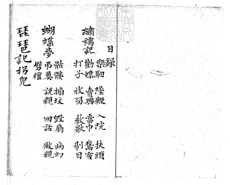 792 張氏曲譜不分卷　清末陳氏鈔本