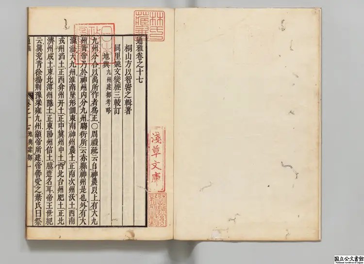 通雅 選者方以智(清)/校訂者姚文(清)江戸立教館刊本 通雅 選者方以智(清)/校訂者姚文(清)江戸立教館刊本