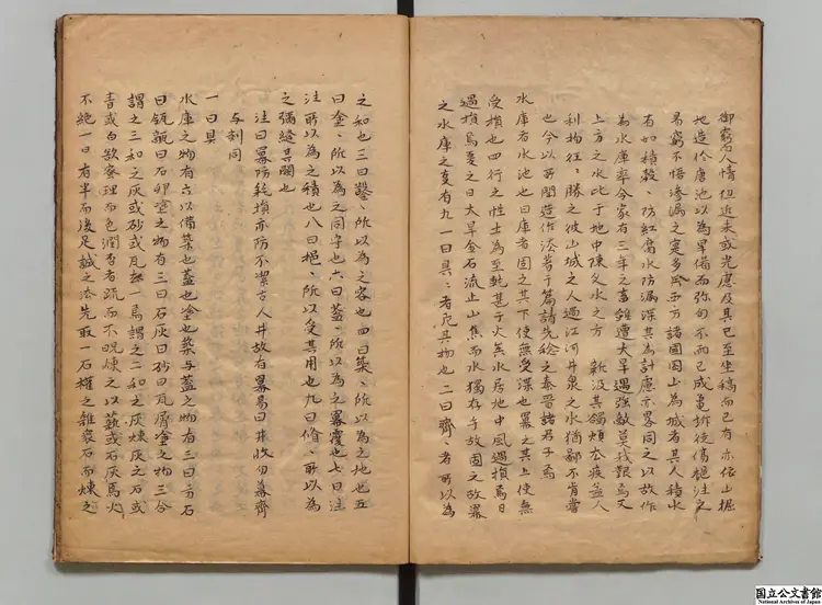 泰西水法  選者西洋熊三（明）／訳者徐光啓（明）寛政07年写本