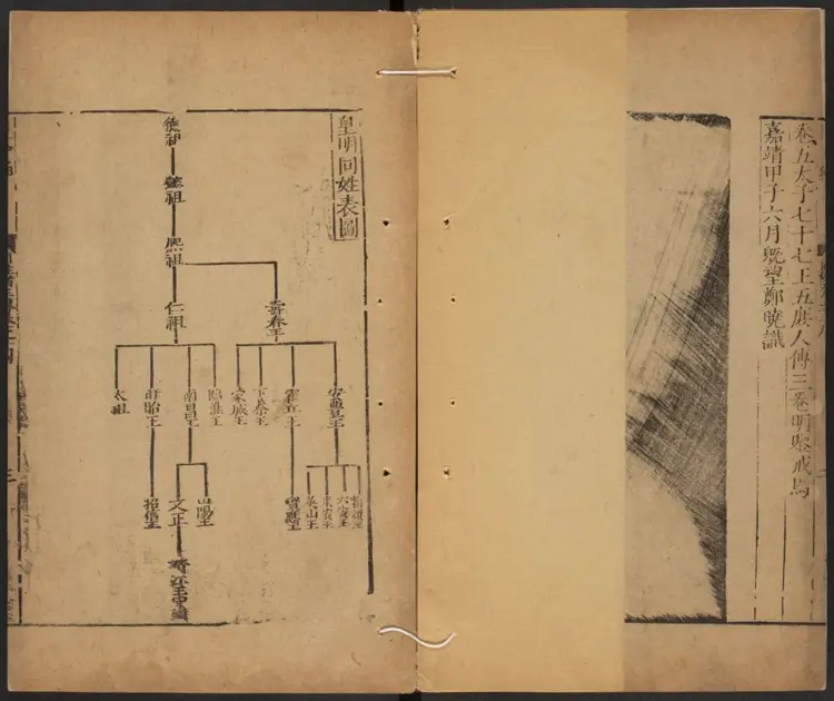 皇明同姓诸王表·皇明同姓诸王传 皇明同姓诸王表·皇明同姓诸王传