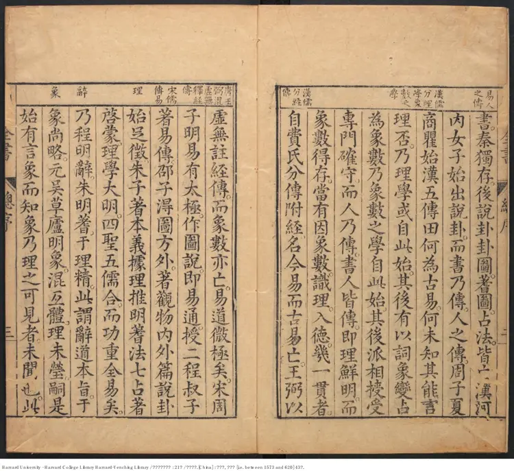 《易學啟蒙》五卷【明】楊時喬撰 出版商:王其玉 明萬曆刊本 《易學啟蒙》五卷【明】楊時喬撰 出版商:王其玉 明萬曆刊本