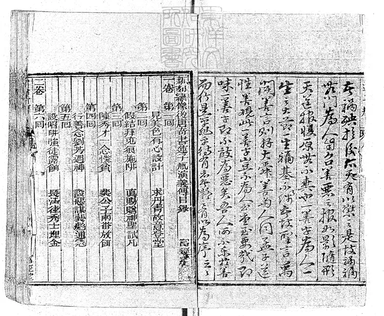 915 新刻繡像後唐奇書蓮子瓶演義傳四卷 同治元年富經堂刊本 915 新刻繡像後唐奇書蓮子瓶演義傳四卷 同治元年富經堂刊本