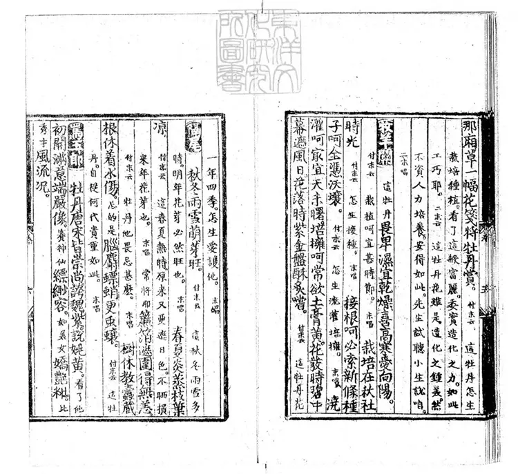 594 [明周憲王樂府三種]新編洛陽風月牡丹僊一卷