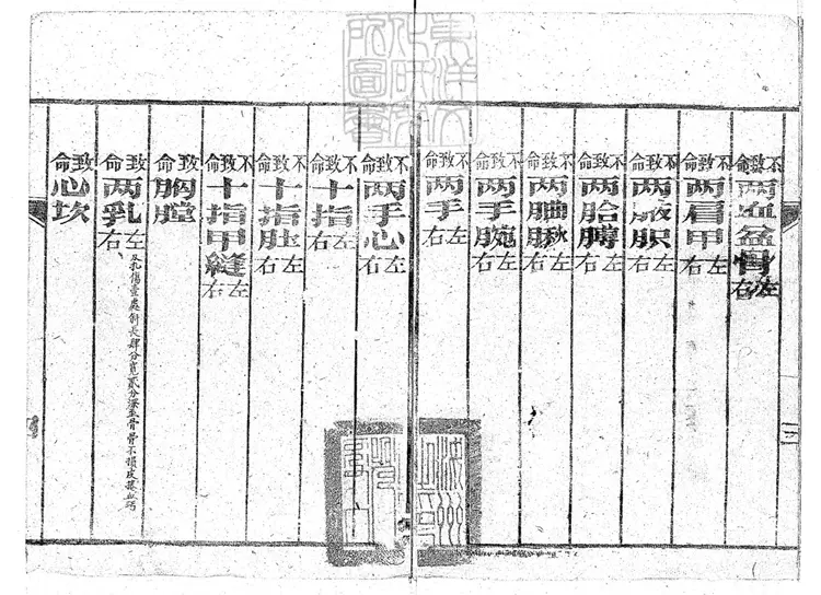 339 刑部題定驗屍圖一卷　刊本