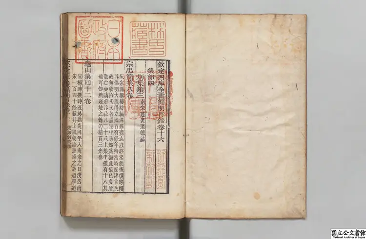 欽定四庫全書簡明目録 選者紀昀（清）清刊本