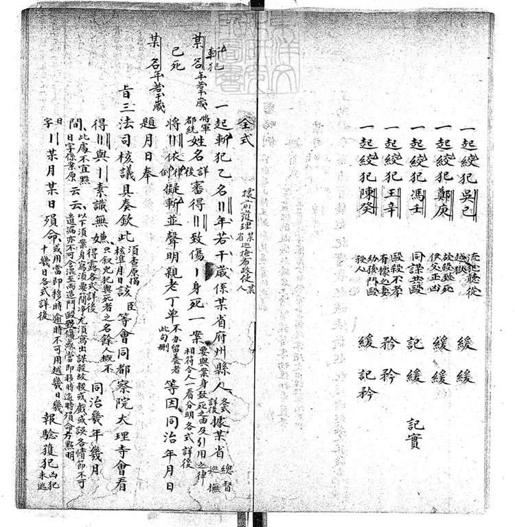 267 秋審略例四卷　鈔本