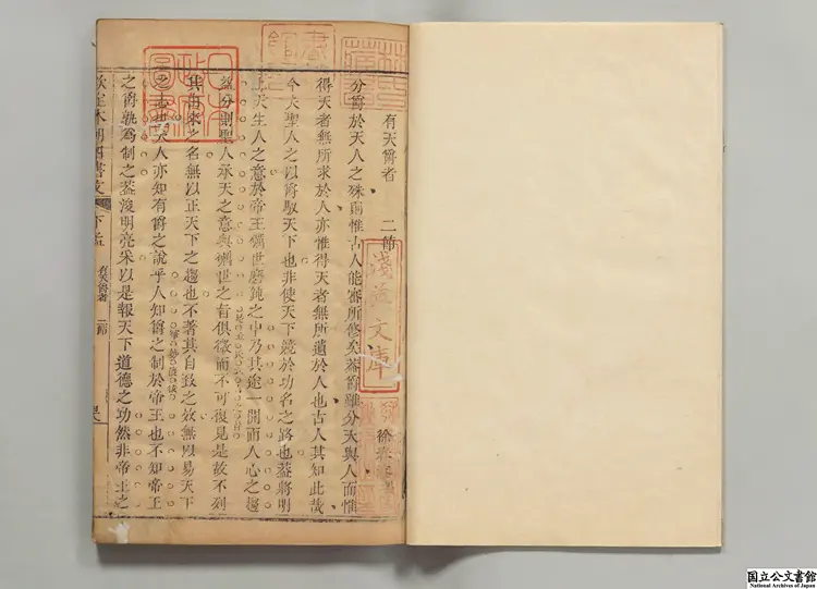 欽定化治四書文  編者方苞（清） 清乾隆刊本0135