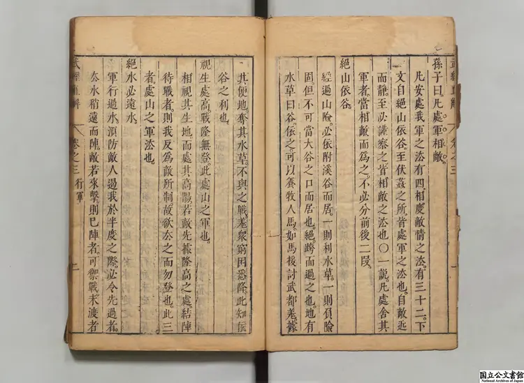 武経直解  選者劉寅（明）／補訂者張居正（明）／校訂者翁鴻業（明）明刊本