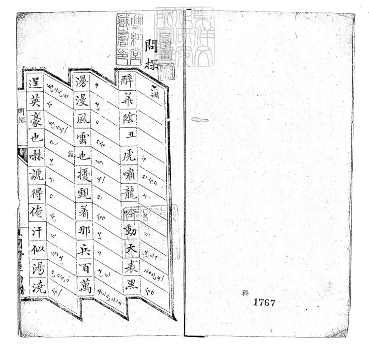 786 曲譜一卷 清鈔本 786 曲譜一卷 清鈔本