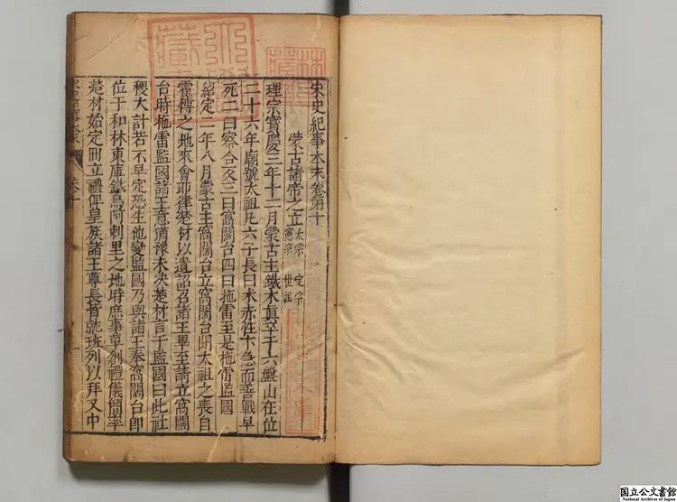 宋史紀事本末 著者陳邦瞻(明) 明万暦33年刊本 宋史紀事本末 著者陳邦瞻(明) 明万暦33年刊本