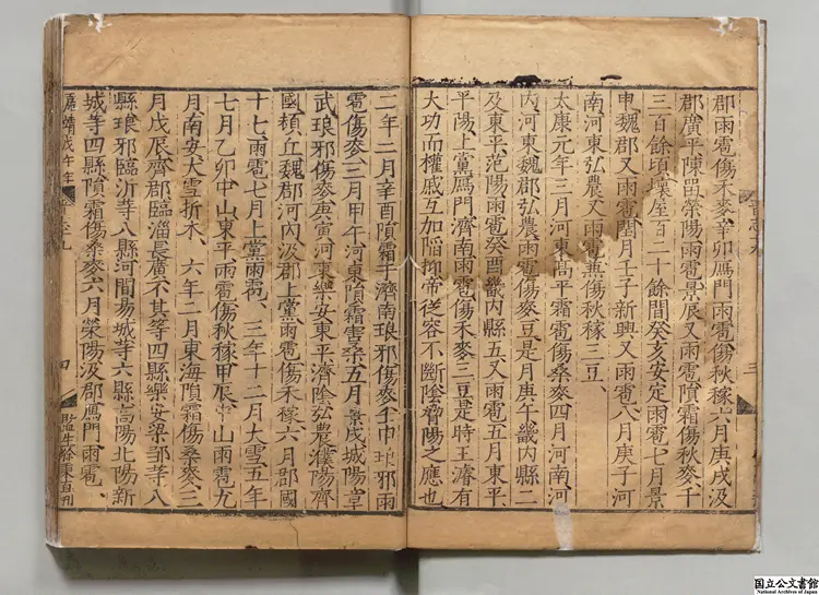 晋書丁 選者房喬(唐)/何超音義 元刊本 晋書丁 選者房喬(唐)/何超音義 元刊本