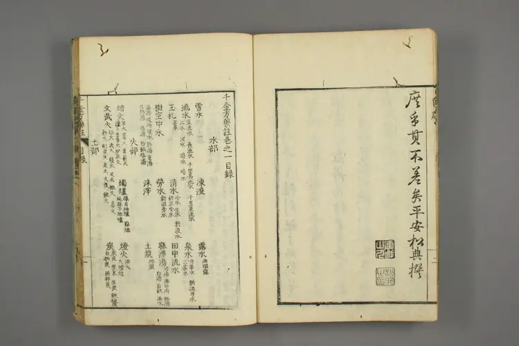 千金方药注卷一 千金方药注卷一