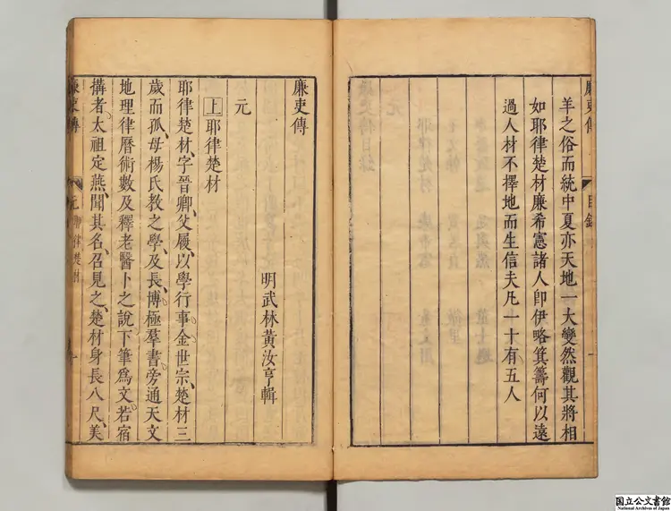 廉吏伝 著者黄汝亨(明)明刊本 廉吏伝 著者黄汝亨(明)明刊本