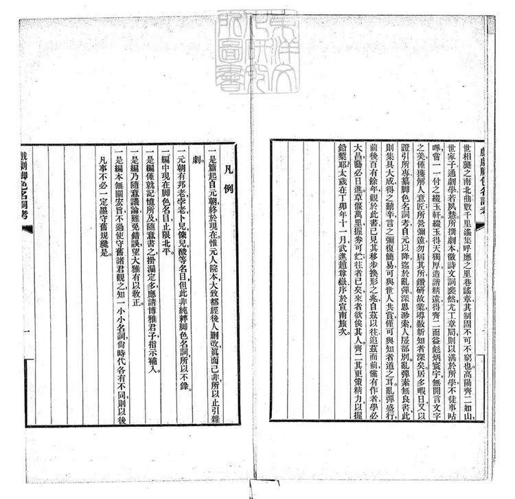 813 戲劇腳色名詞考一卷　齊如山劇學叢書之三民國十六年序排印本