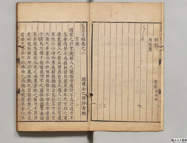 蓬窓日録 著者陳全之(明)明万暦18年刊本 蓬窓日録 著者陳全之(明)明万暦18年刊本