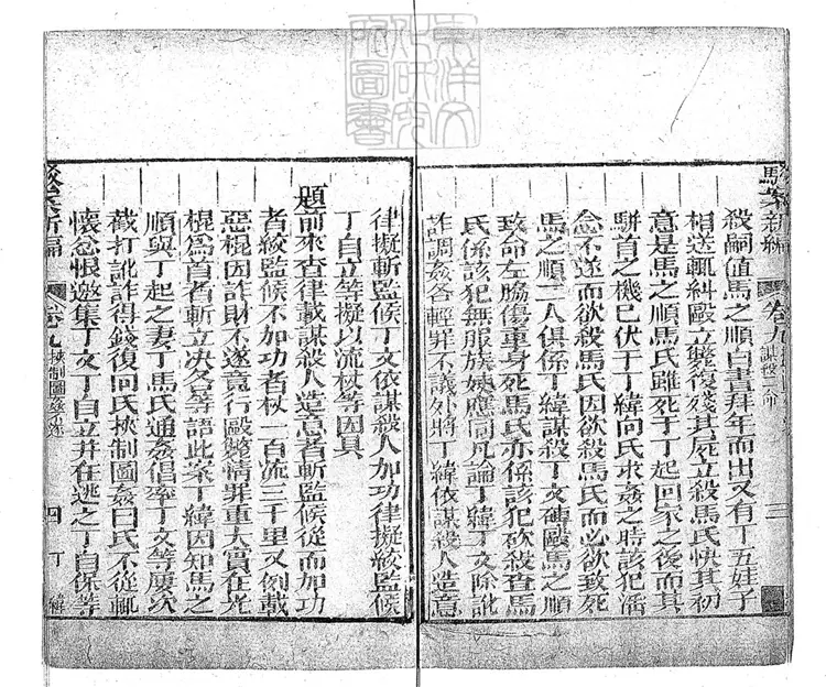 190 駁案新編三十二卷　乾隆中刊本