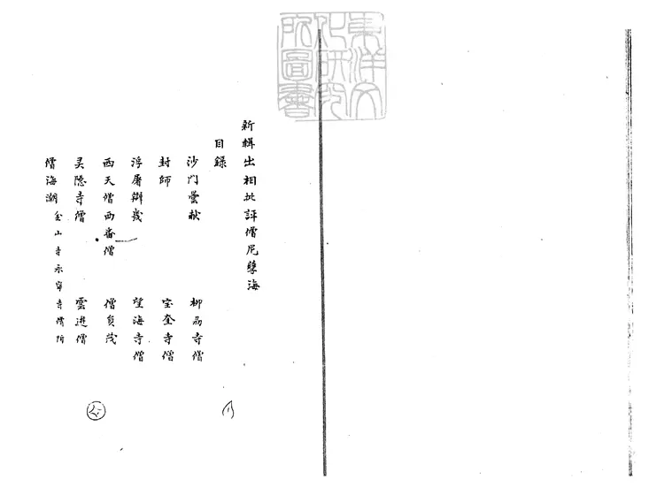 852 新鐫出相批評僧尼孽海一卷　清鈔本