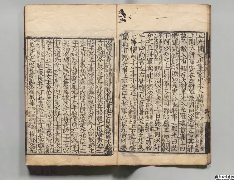 漢書  選者班固（漢）／注釈者顔師古（唐）元大徳刊本