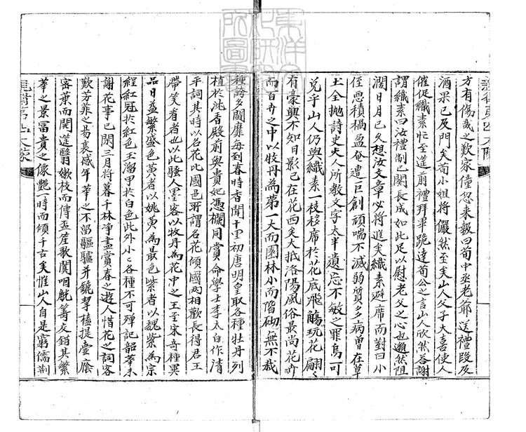 821 紅白花傳一卷　光武二年鈔本