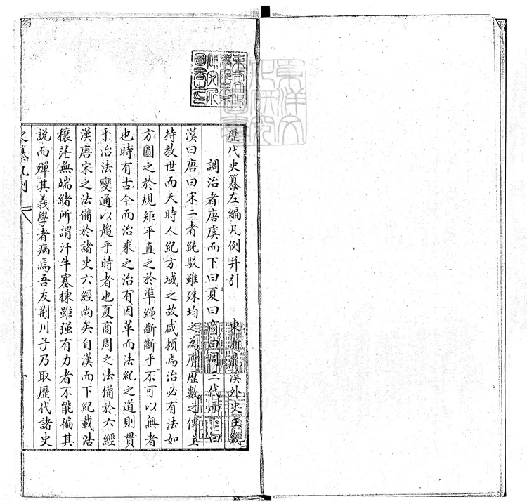 398 歷代史纂左編一百四十二卷　嘉靖四十年序新安胡氏校刊本-1