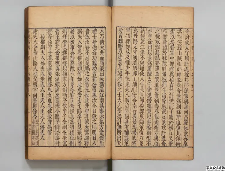 季漢書 選者謝陛（明）／校訂者臧懋循（明）明万暦刊本