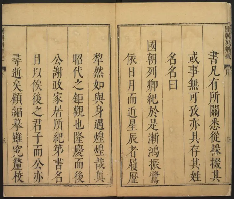 国朝列卿纪 国朝列卿纪