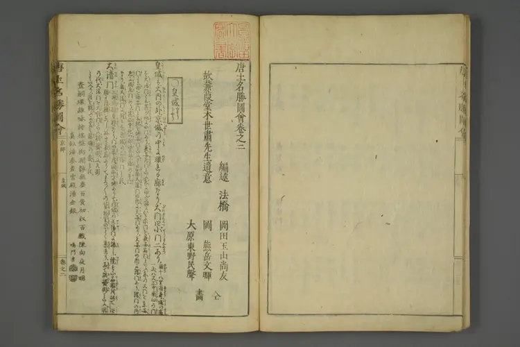 唐土名勝図会. 巻之1－6_0002