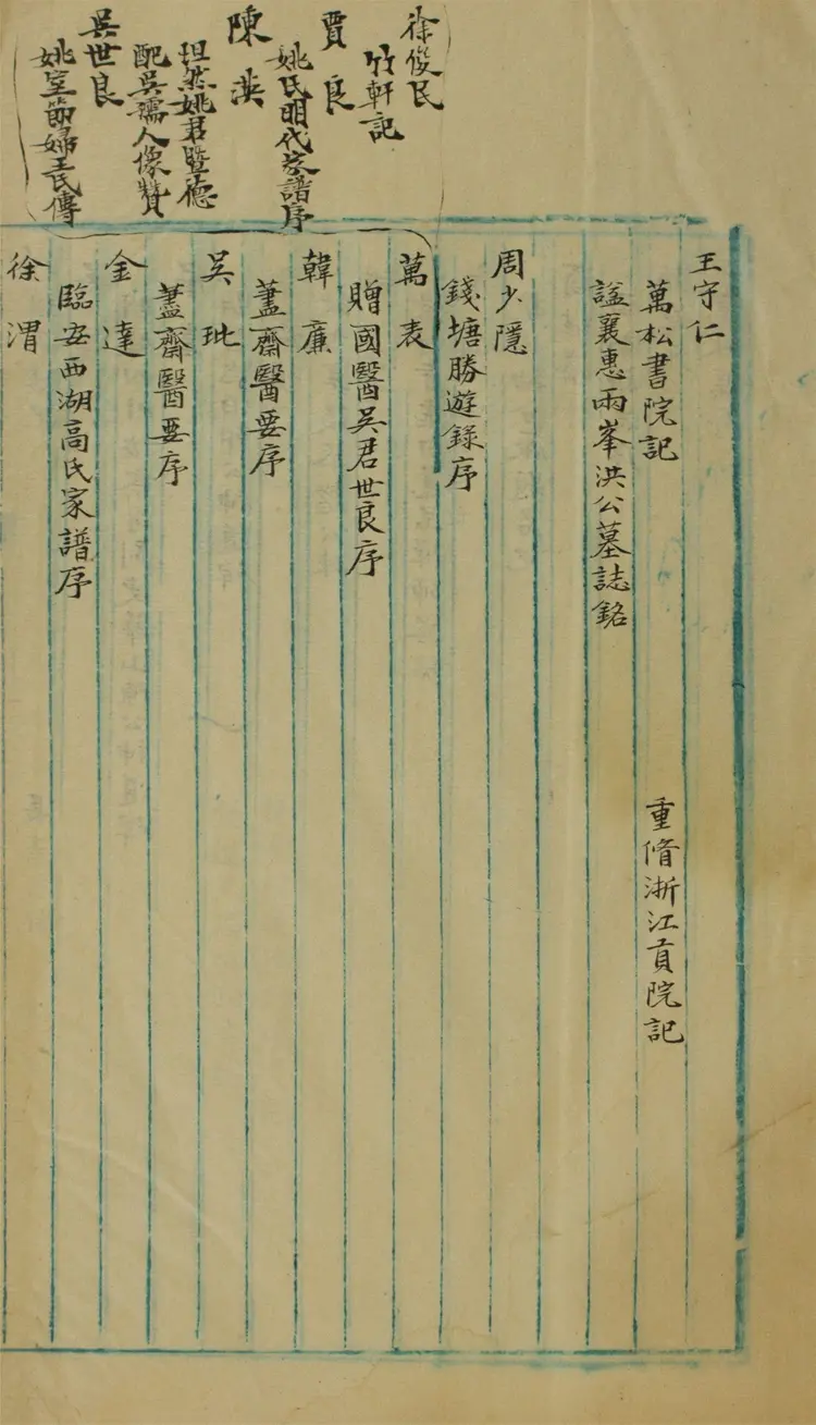 武林文獻內外編.三十三