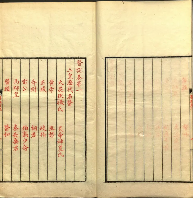 医说.十卷.宋.张杲撰.宋.彭方跋.宋李以制跋.影宋朱墨钞本