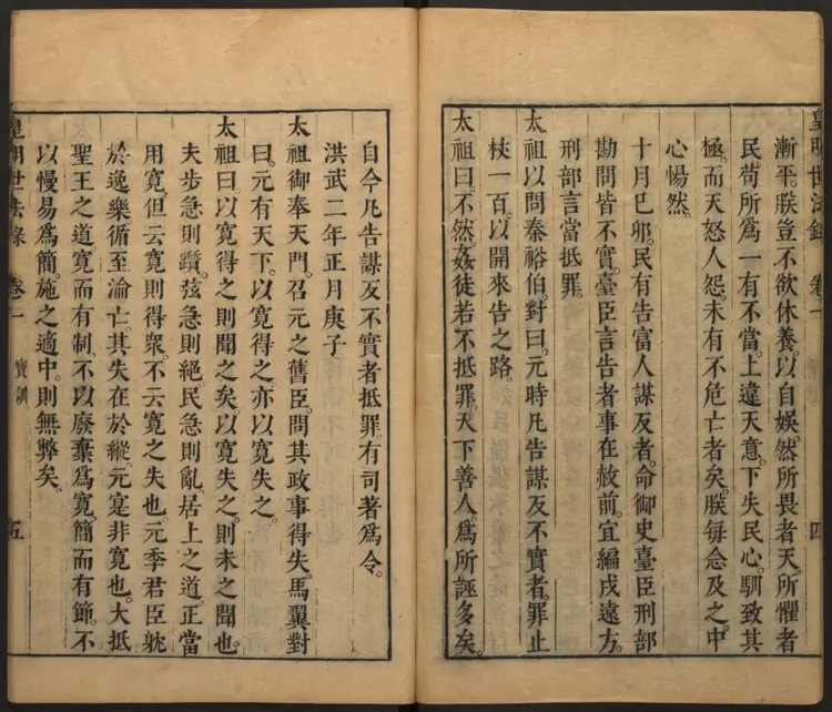 皇明世法录.明·陈仁锡撰.明崇祯刊本.02 皇明世法录.明·陈仁锡撰.明崇祯刊本.02