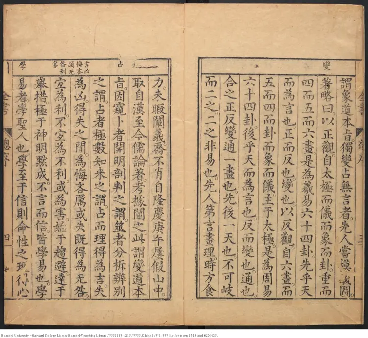 《易學啟蒙》五卷【明】楊時喬撰 出版商:王其玉 明萬曆刊本 《易學啟蒙》五卷【明】楊時喬撰 出版商:王其玉 明萬曆刊本