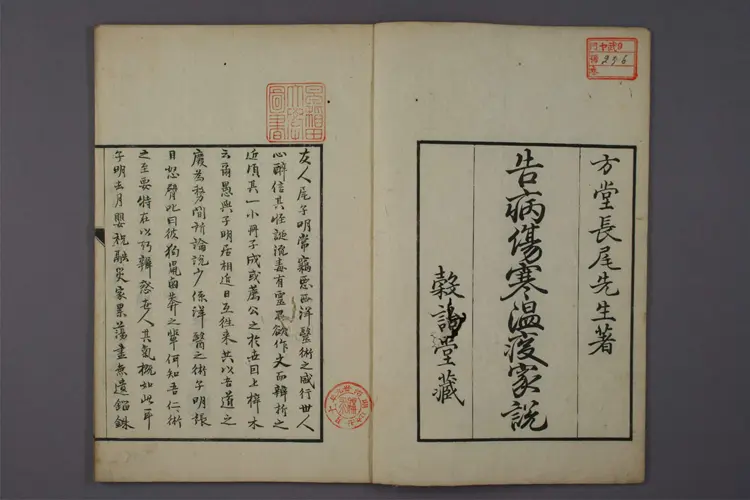 告病伤寒瘟疫家说