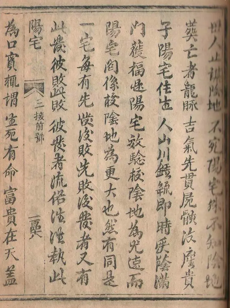 清刻本棉纸书《阳宅精粹》光绪八年