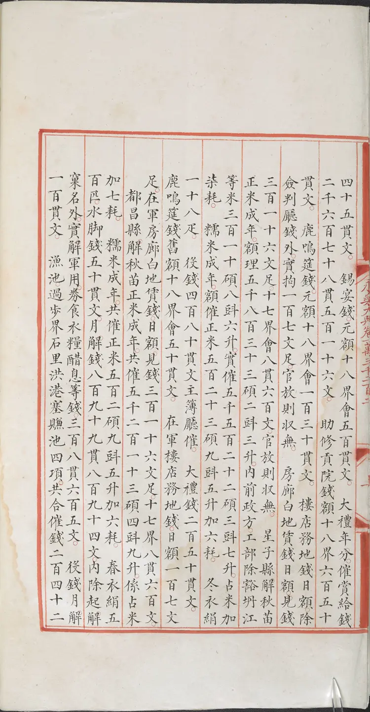 《永乐大典》卷13201-13203用字明嘉靖隆庆间内府重写本