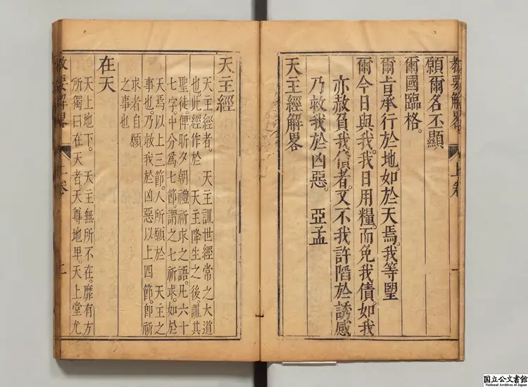 教要解略 著者西洋王豊粛(明)明刊本 教要解略 著者西洋王豊粛(明)明刊本