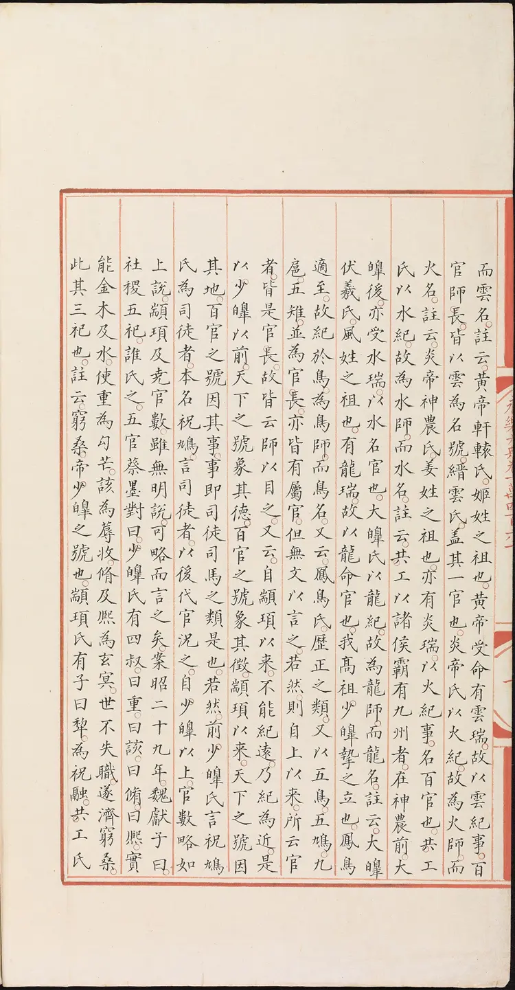 《永乐大典》卷10460礼字明嘉靖隆庆间内府重写本 《永乐大典》卷10460礼字明嘉靖隆庆间内府重写本