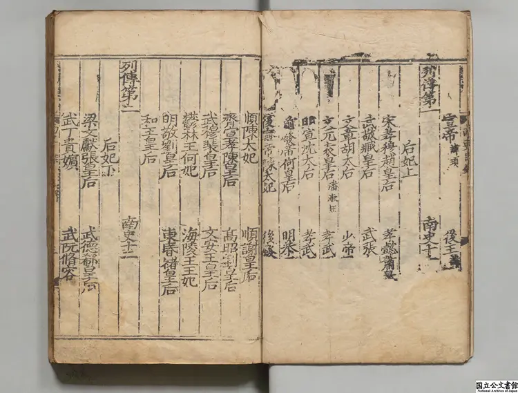 南史乙 著者李延寿（唐）元刊本