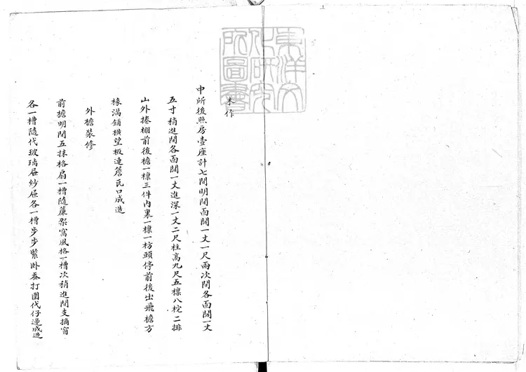 345 照房等丈尺做法細冊一號至二十號 清鈔本 史-政書- 345 照房等丈尺做法細冊一號至二十號 清鈔本 史-政書-