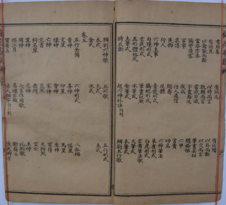 宋 邵康节 《梅花易数》古本 宋 邵康节 《梅花易数》古本