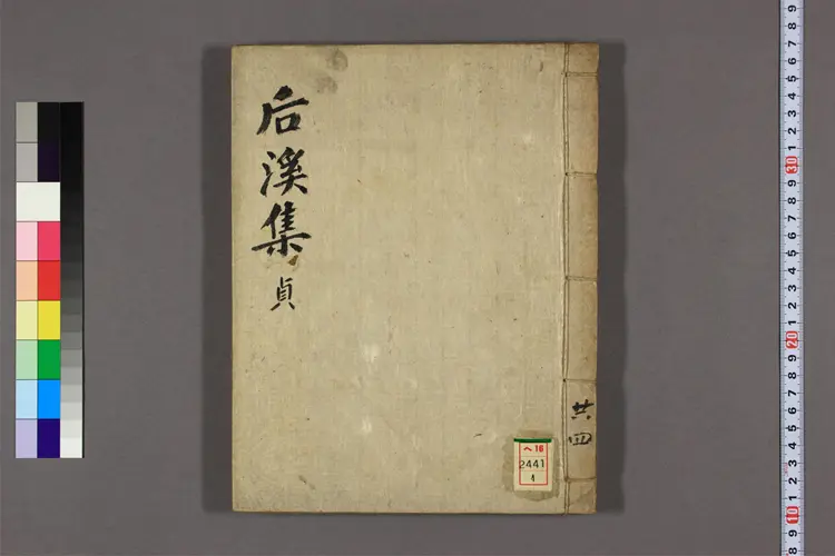 后渓集 元,亨,利,貞  趙裕寿著