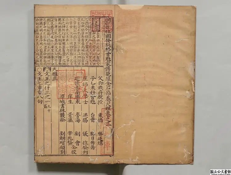 明朝張柱国発刻駱会魁家伝葩経講意金石節奏3