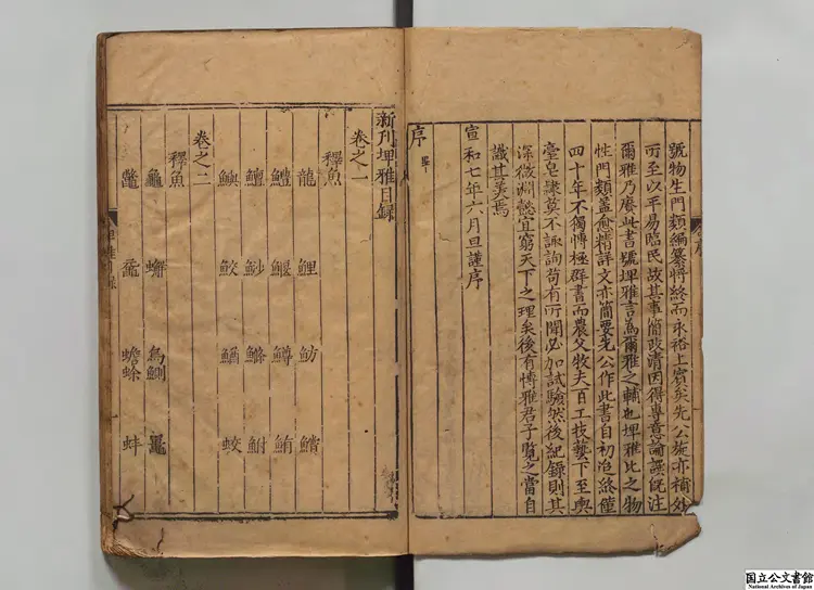 新刊埤雅 著者陸佃（宋）明刊本