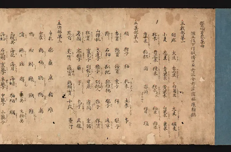 医心方.丹波康赖撰.30.卷三十.总三十卷.十二世纪抄本.东京国立博物馆藏