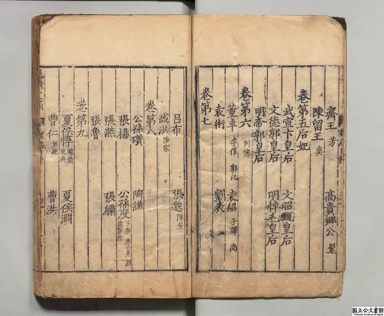 三国志  選者陳寿（晋）／注釈者裴松之（宋）元刊本