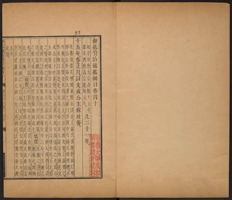 《御批资治通鉴纲目》卷40至59清宋荦等编康熙批清康熙47年武英殿刊本