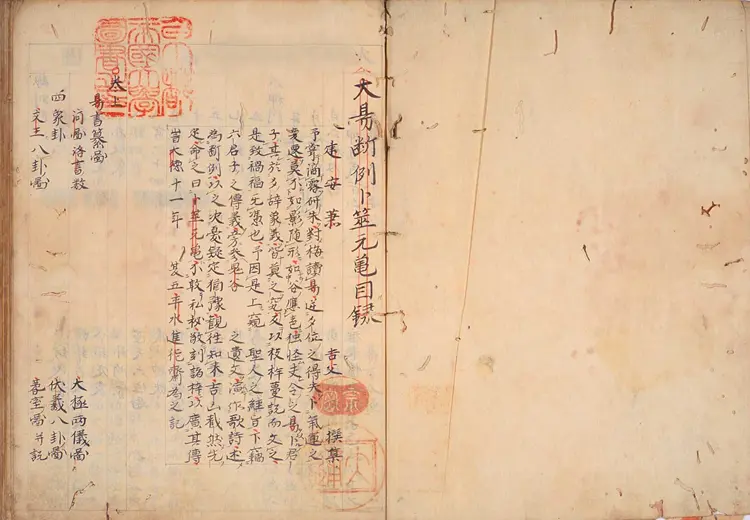 《卜筮元龟》册一抄本(清晰) 《卜筮元龟》册一抄本(清晰)